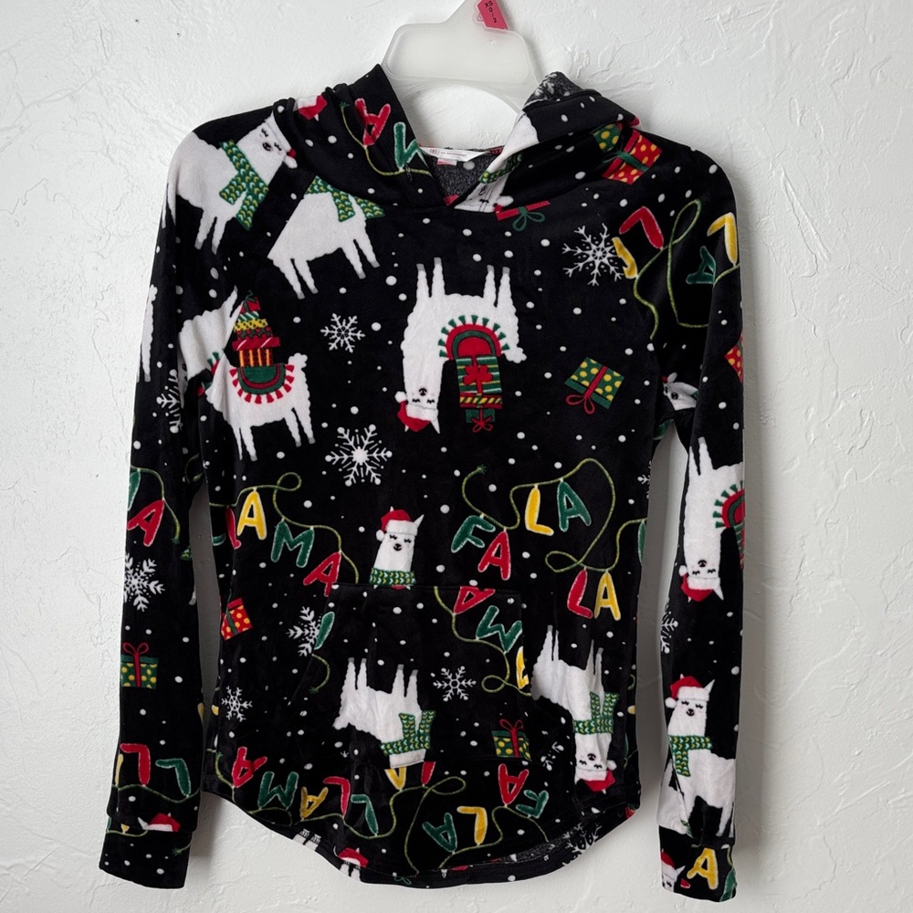 No Boundaries Black Festive Hoodie
